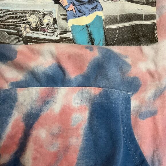 Bioworld Boyz N the Hood Tie-Dye Hoodie - Ice Cube Graphic, Size Large - Picture 4 of 8